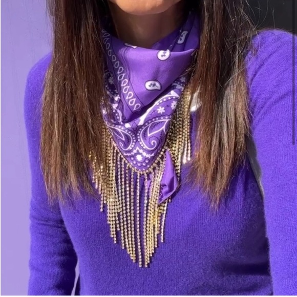 Cashmere purple sweater - Picture 2 of 3